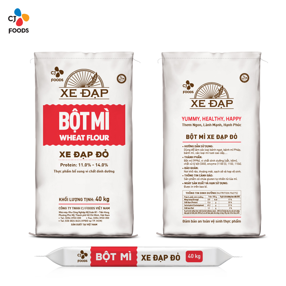 Bột Mì Xe Đạp Đỏ - 40kg