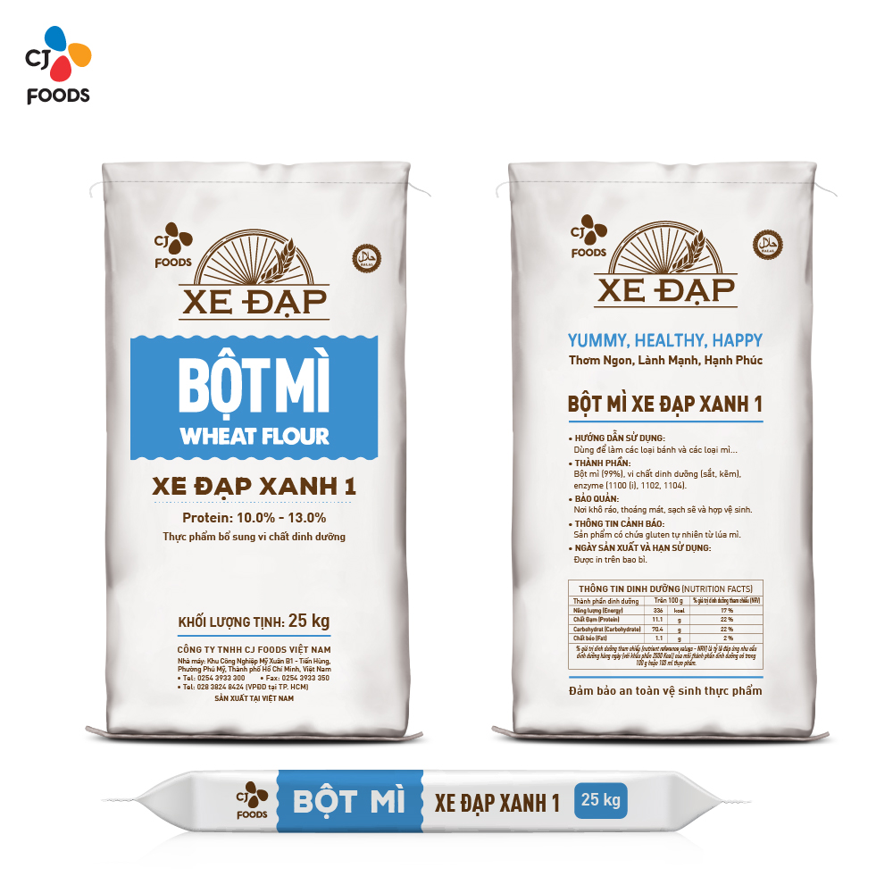 Bột Mì Xe Đạp Xanh 1 - 25kg