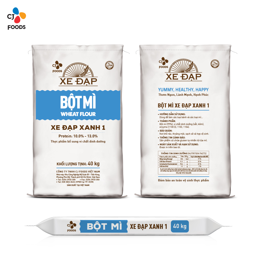 Bột Mì Xe Đạp Xanh 1 - 40kg
