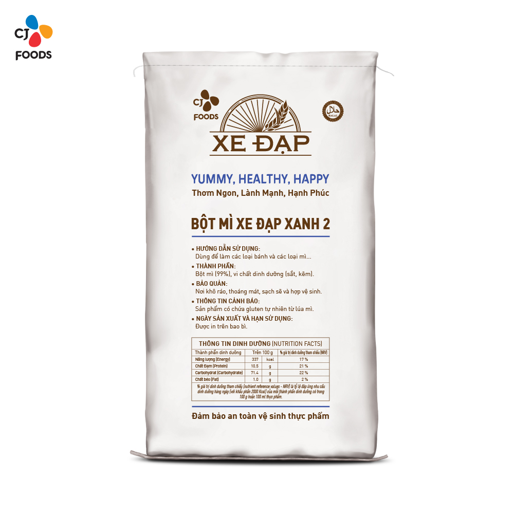 Bột Mì Xe Đạp Xanh 2 - 25kg