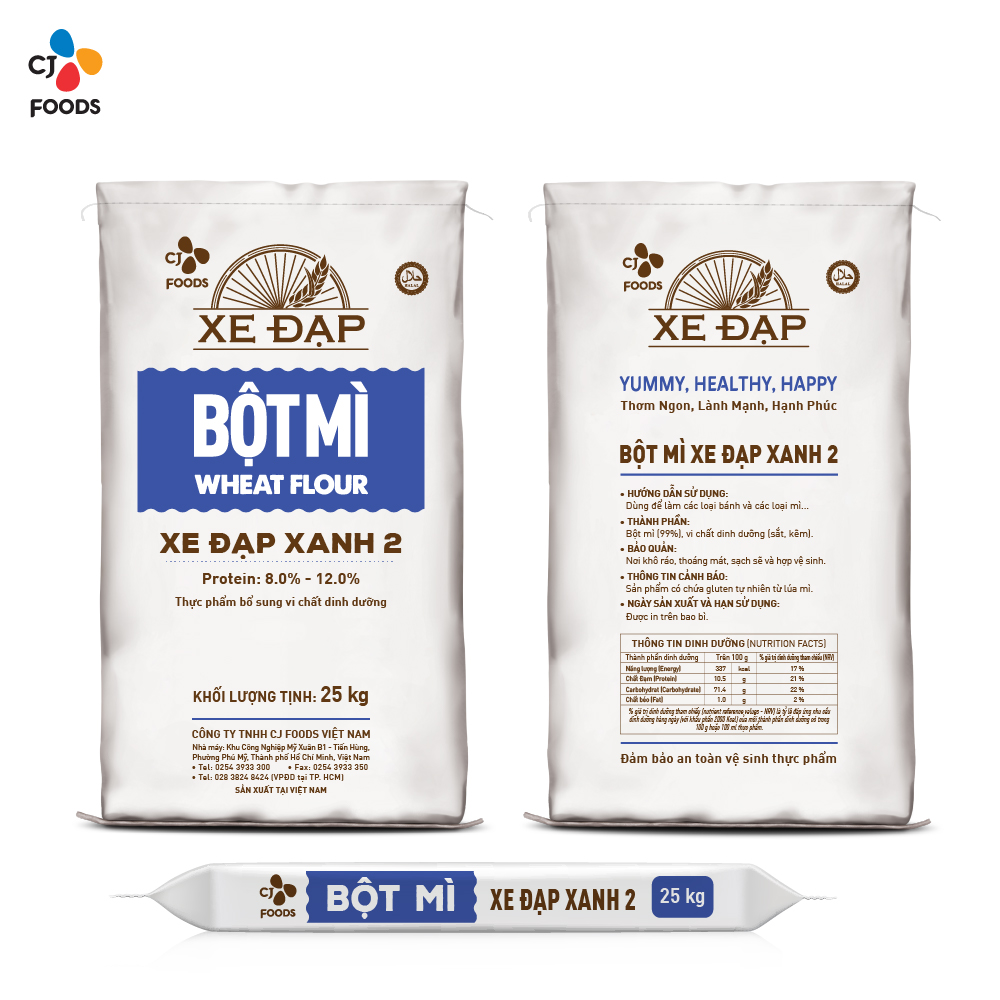 Bột Mì Xe Đạp Xanh 2 - 25kg