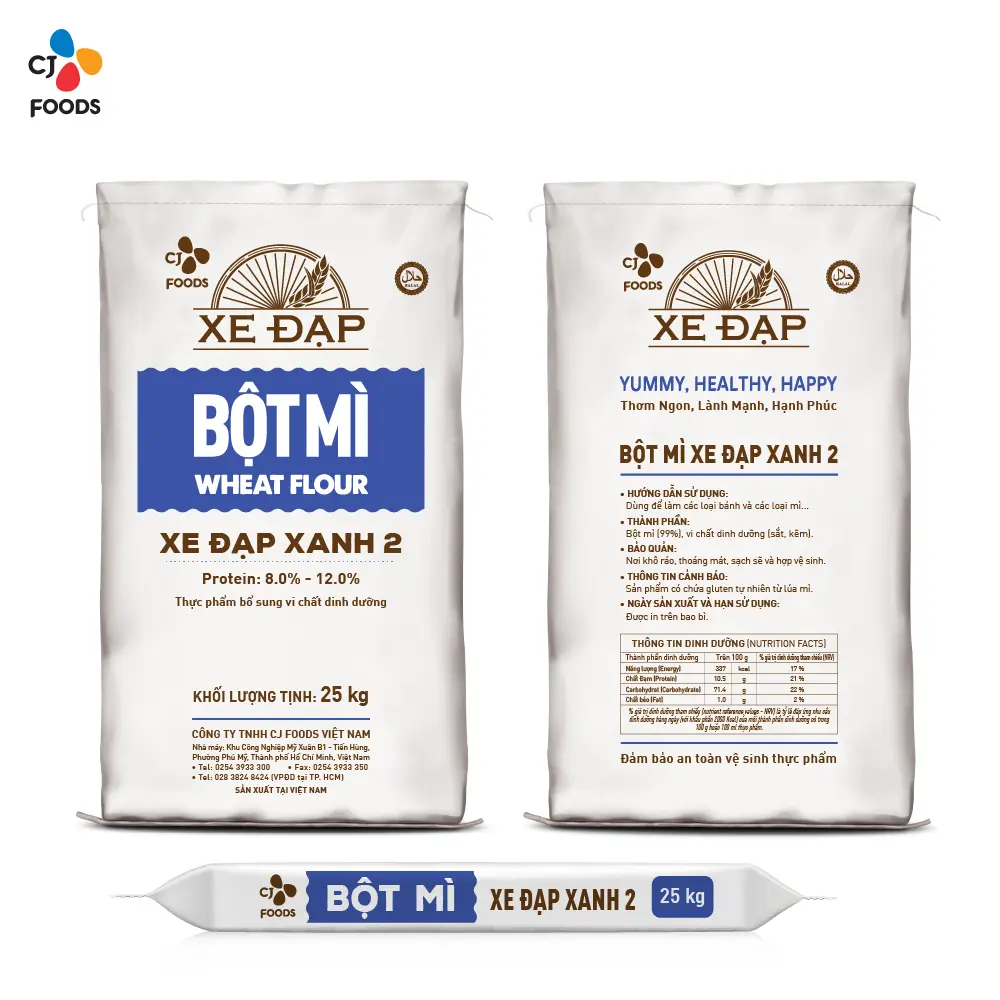 Bột Mì Xe Đạp Xanh 2 - 25kg