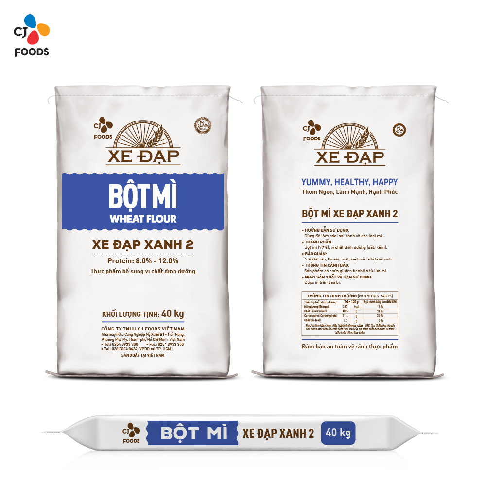 Bột Mì Xe Đạp Xanh 2 - 40kg