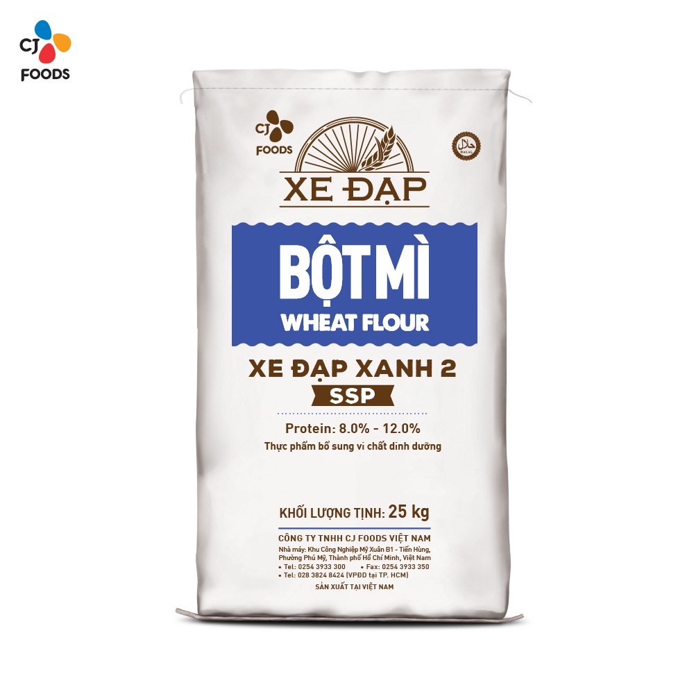 Bột Mì Xe Đạp Xanh 2 SSP - 25kg