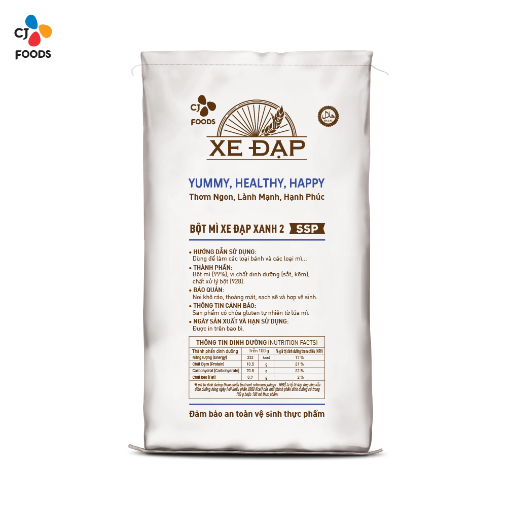 Bột Mì Xe Đạp Xanh 2 SSP - 25kg