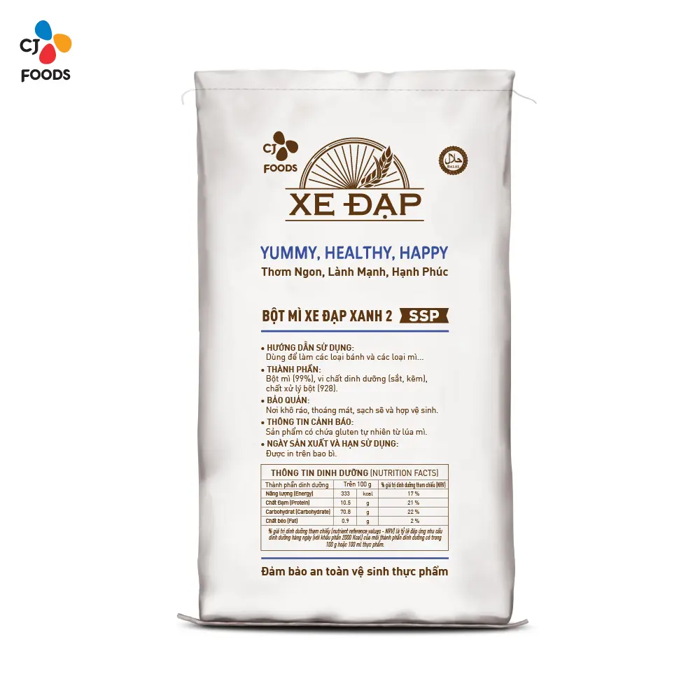 Bột Mì Xe Đạp Xanh 2 SSP - 25kg