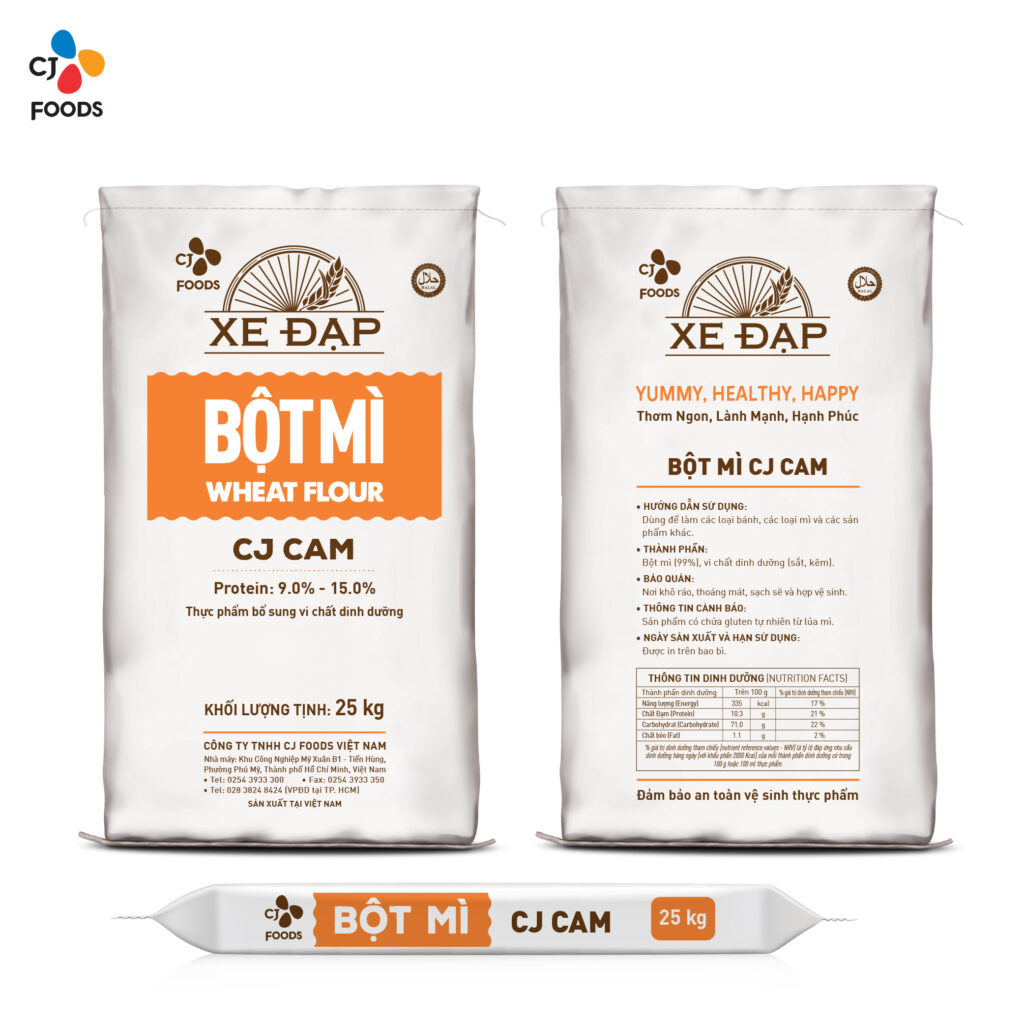 Bột Mì CJ Cam - 25kg
