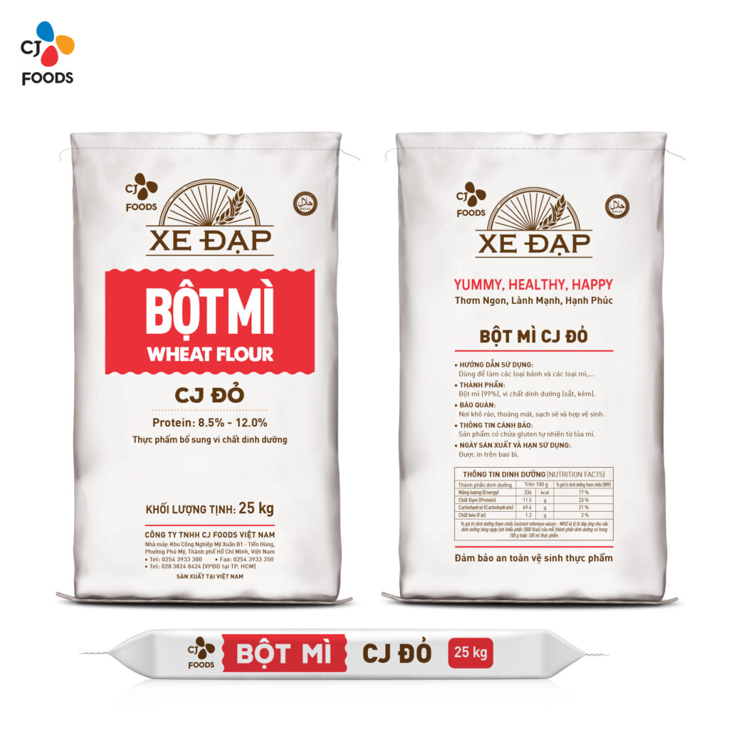 Bột Mì CJ Đỏ - 25kg