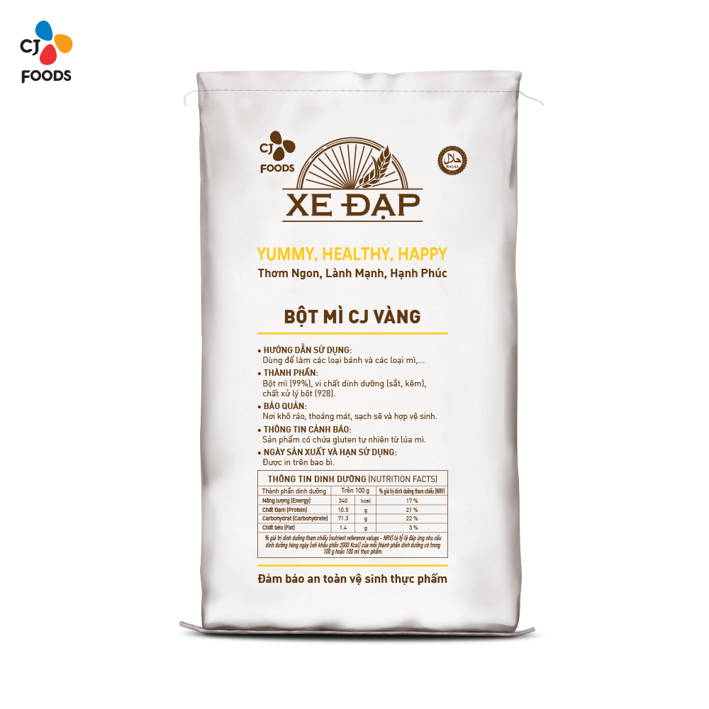 Bột Mì CJ Vàng - 25kg