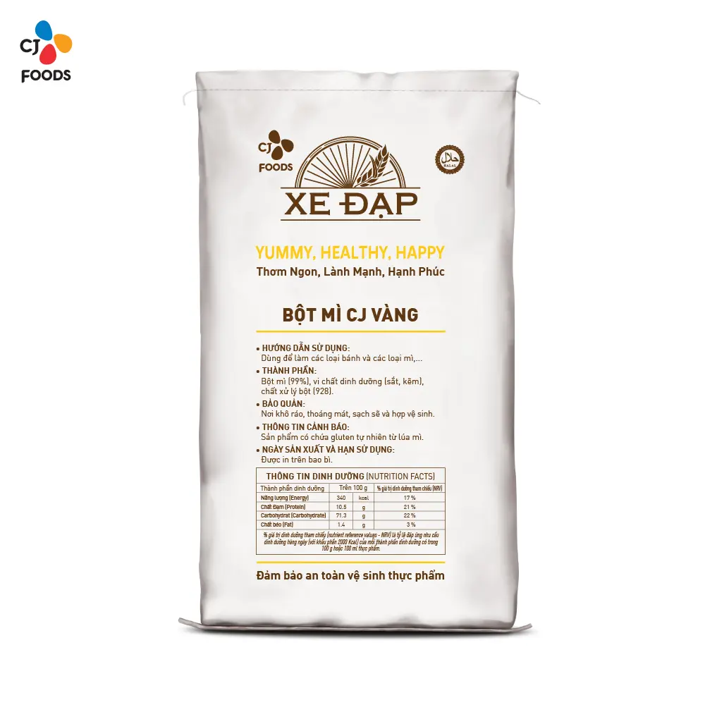 Bột Mì CJ Vàng - 25kg