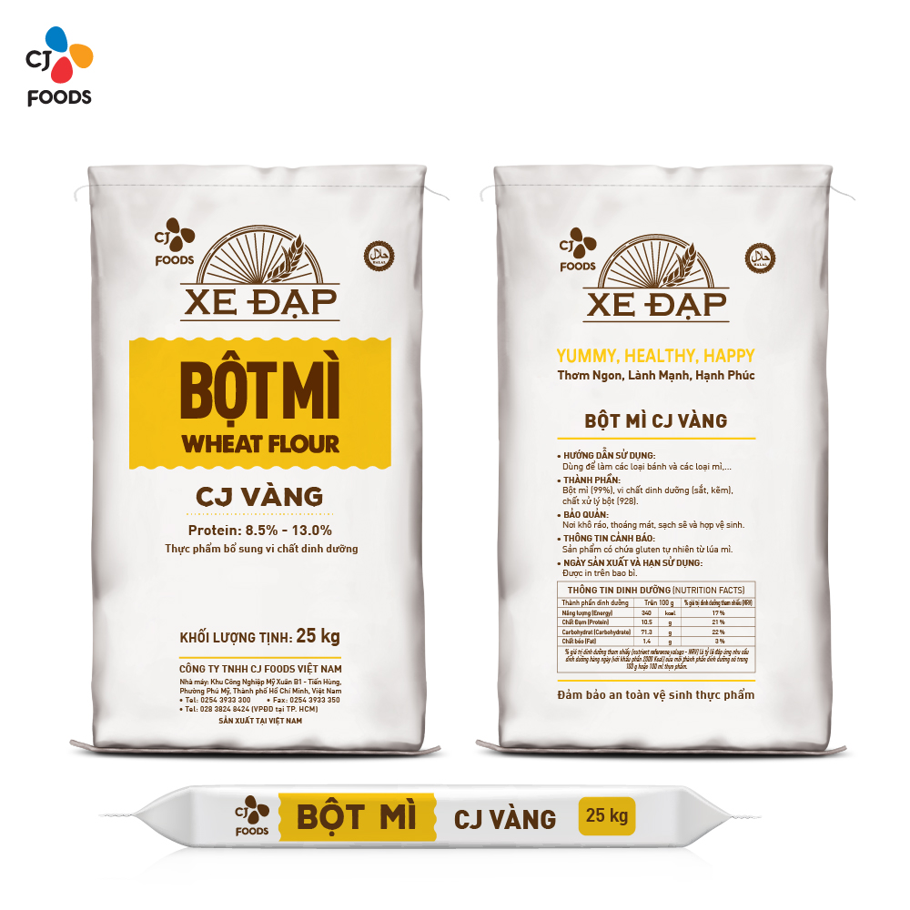 Bột Mì CJ Vàng - 25kg