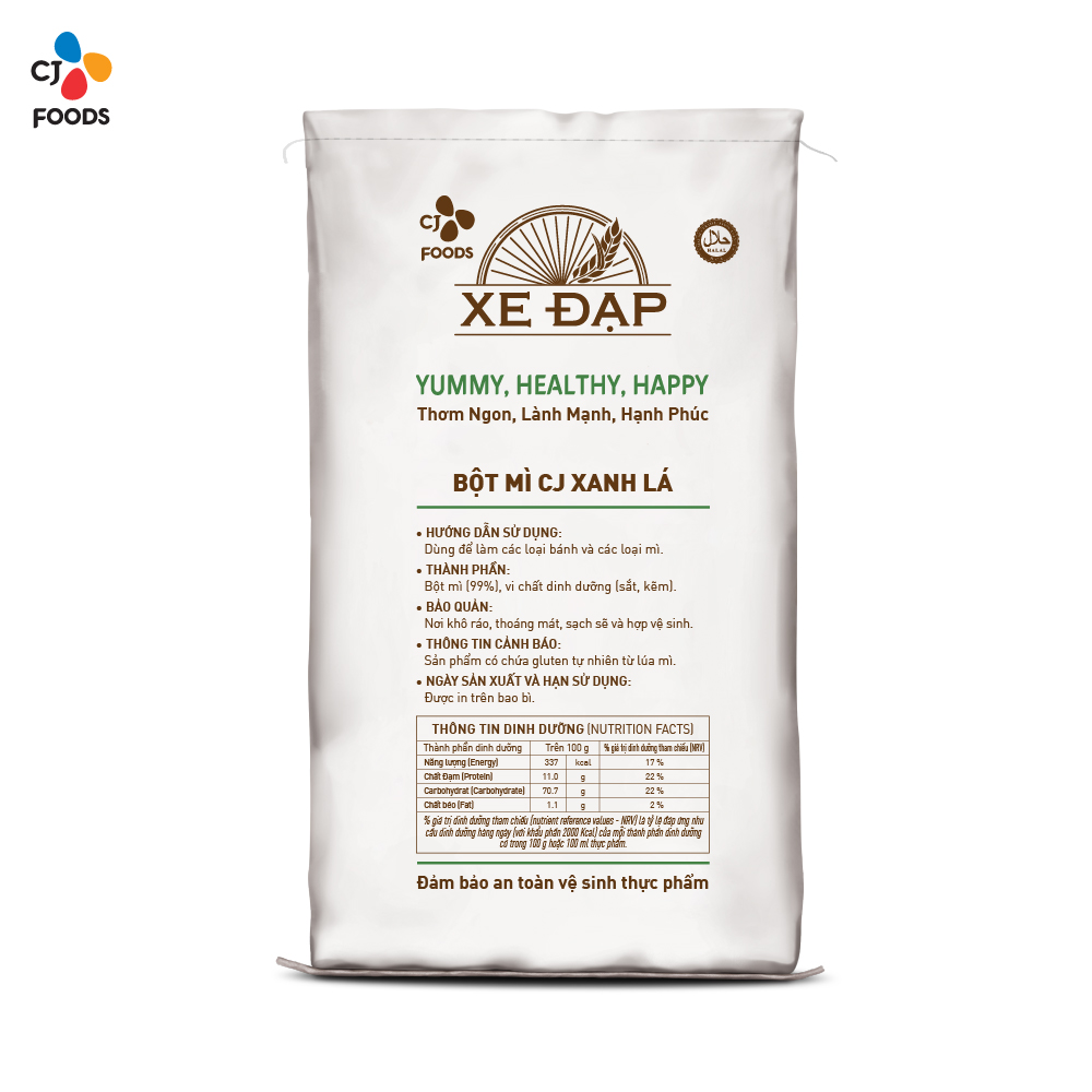 Bột Mì CJ Xanh Lá - 25kg