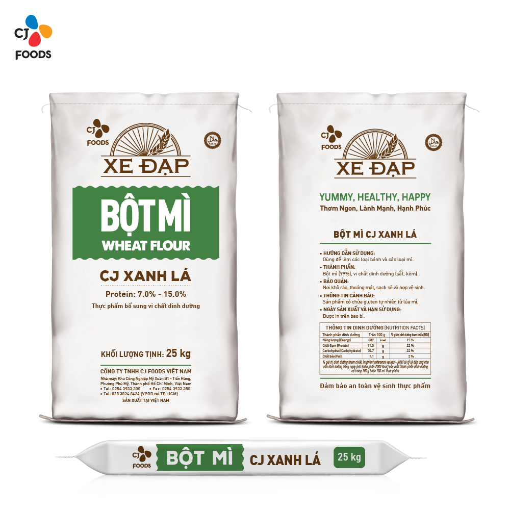 Bột Mì CJ Xanh Lá - 25kg
