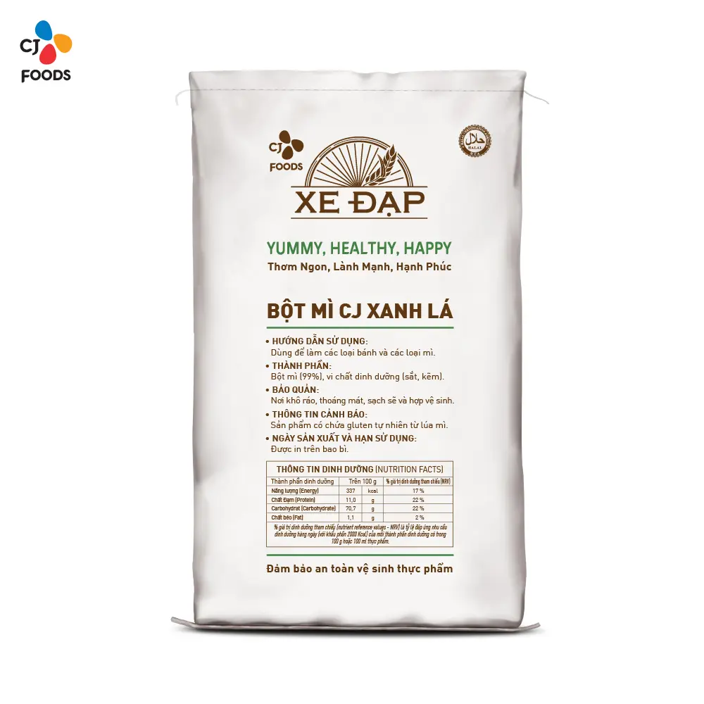 Bột Mì CJ Xanh Lá - 40kg
