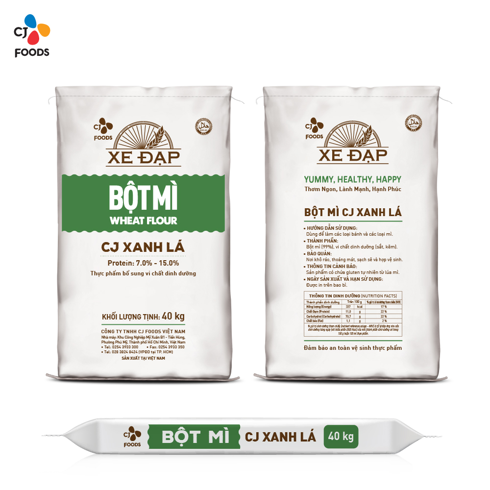 Bột Mì CJ Xanh Lá - 40kg