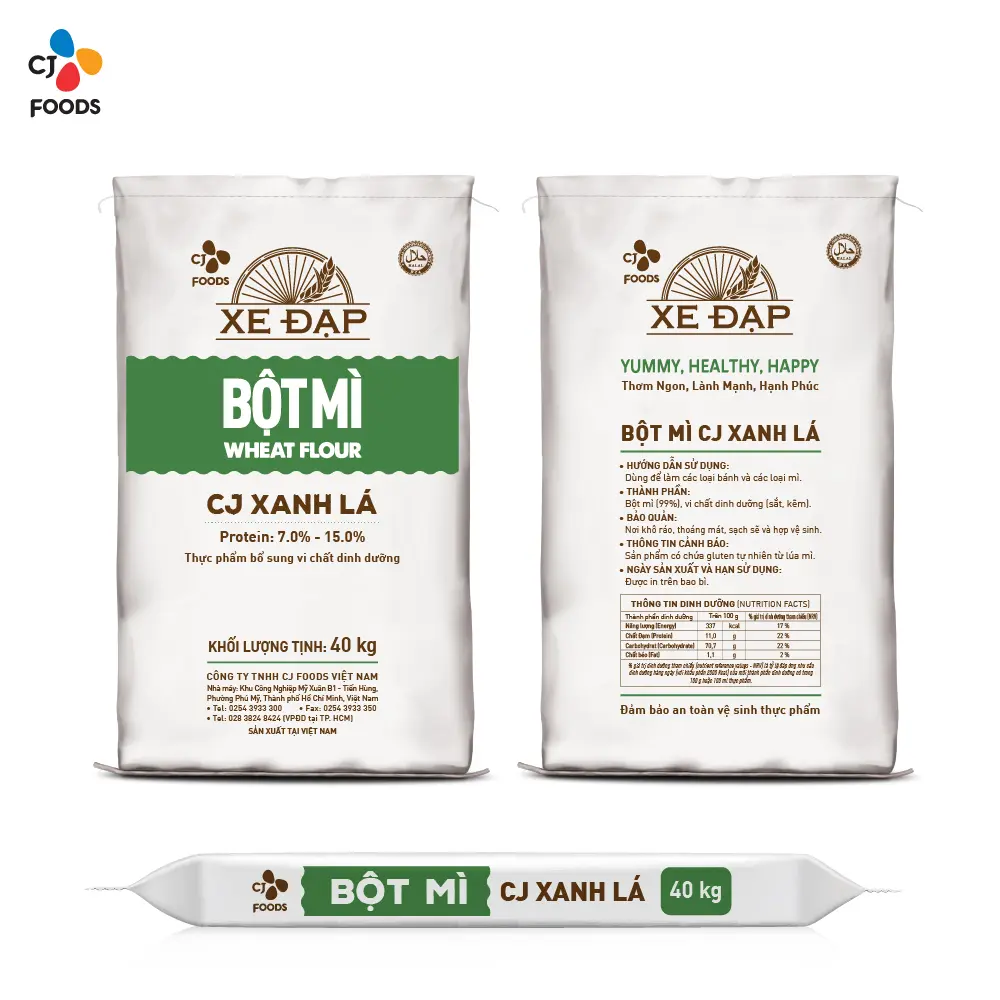 Bột Mì CJ Xanh Lá - 40kg
