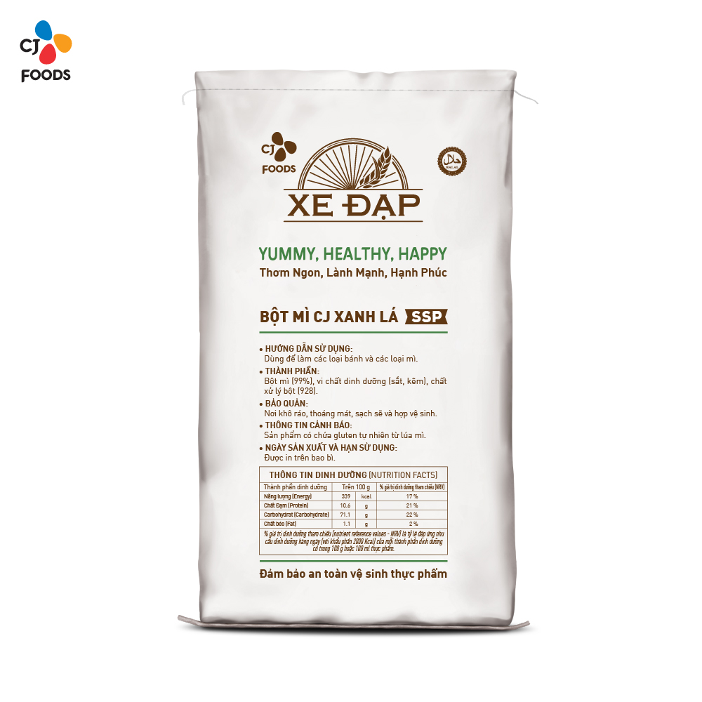 Bột Mì CJ Xanh Lá SSP - 25kg