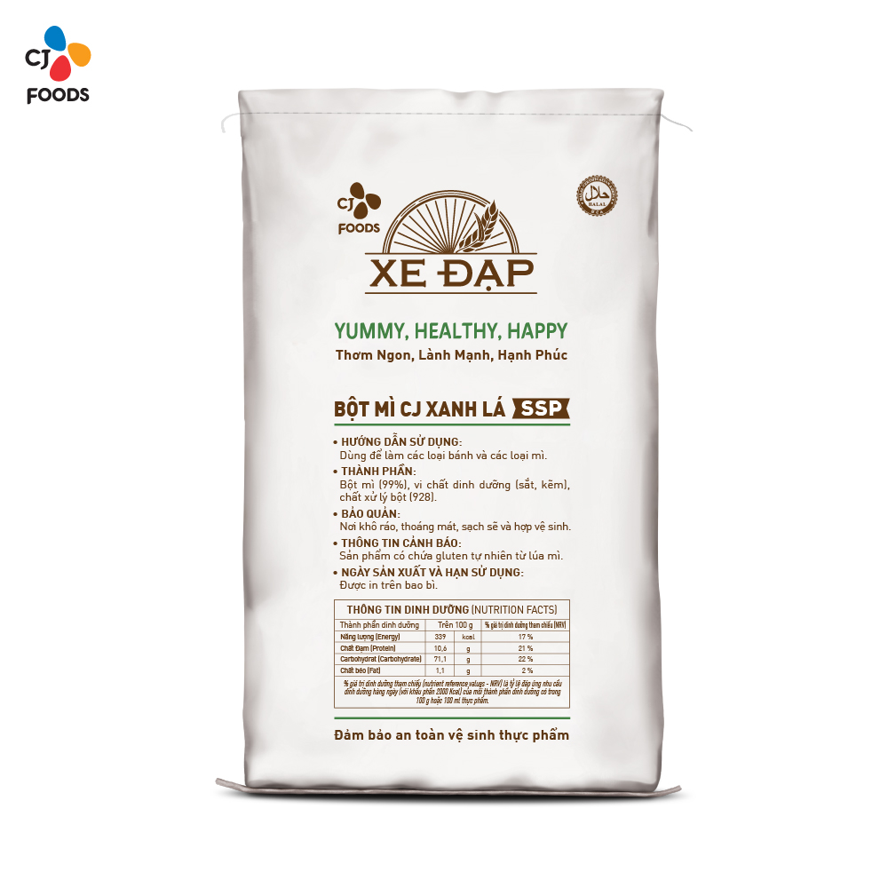 Bột Mì CJ Xanh Lá SSP - 40kg