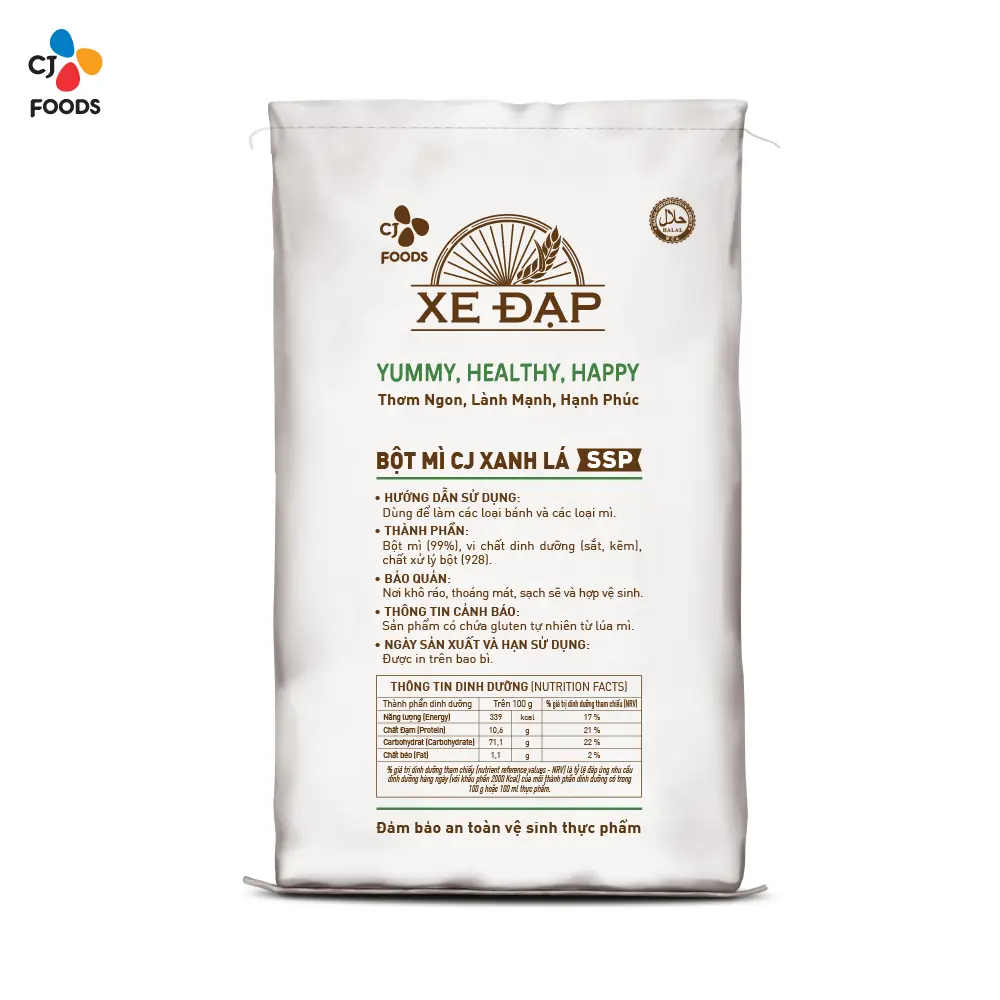 Bột Mì CJ Xanh Lá SSP - 40kg