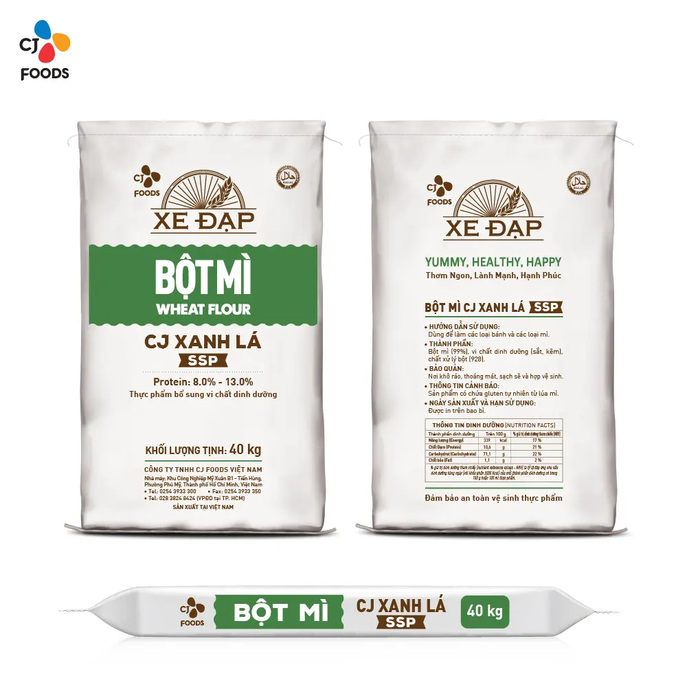 Bột Mì CJ Xanh Lá SSP - 40kg