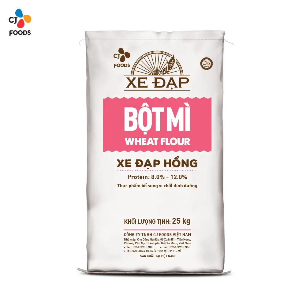 Bột Mì Xe Đạp Hồng - 25kg