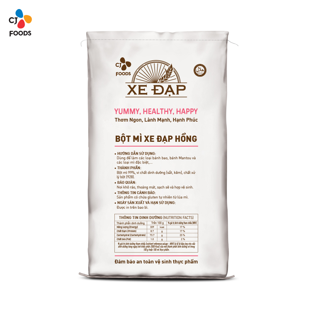 Bột Mì Xe Đạp Hồng - 25kg