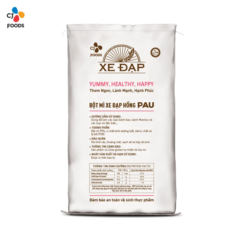 Bột Mì Xe Đạp Hồng PAU - 25kg