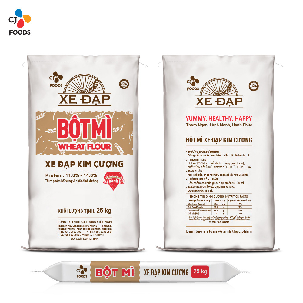 Bột Mì Xe Đạp Kim Cương - 25kg