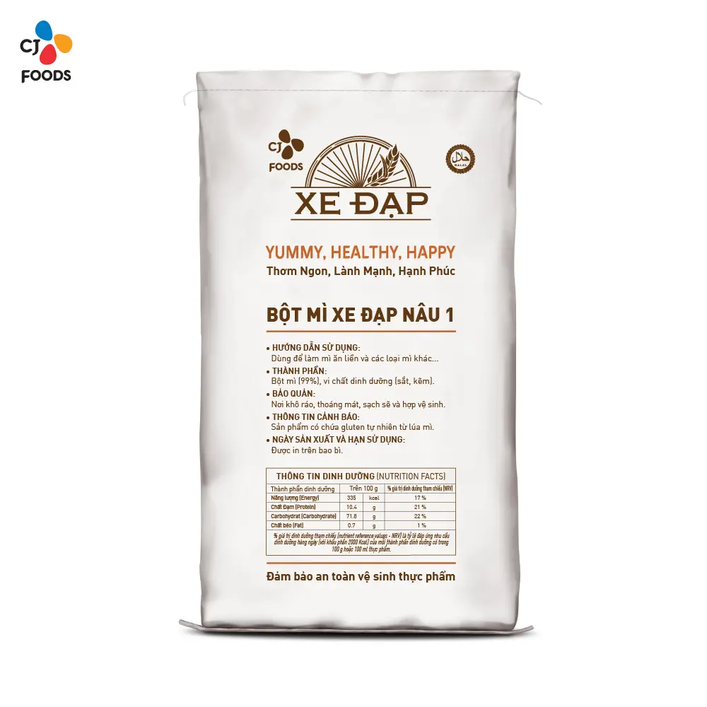 Bột Mì Xe Đạp Nâu 1 - 25kg