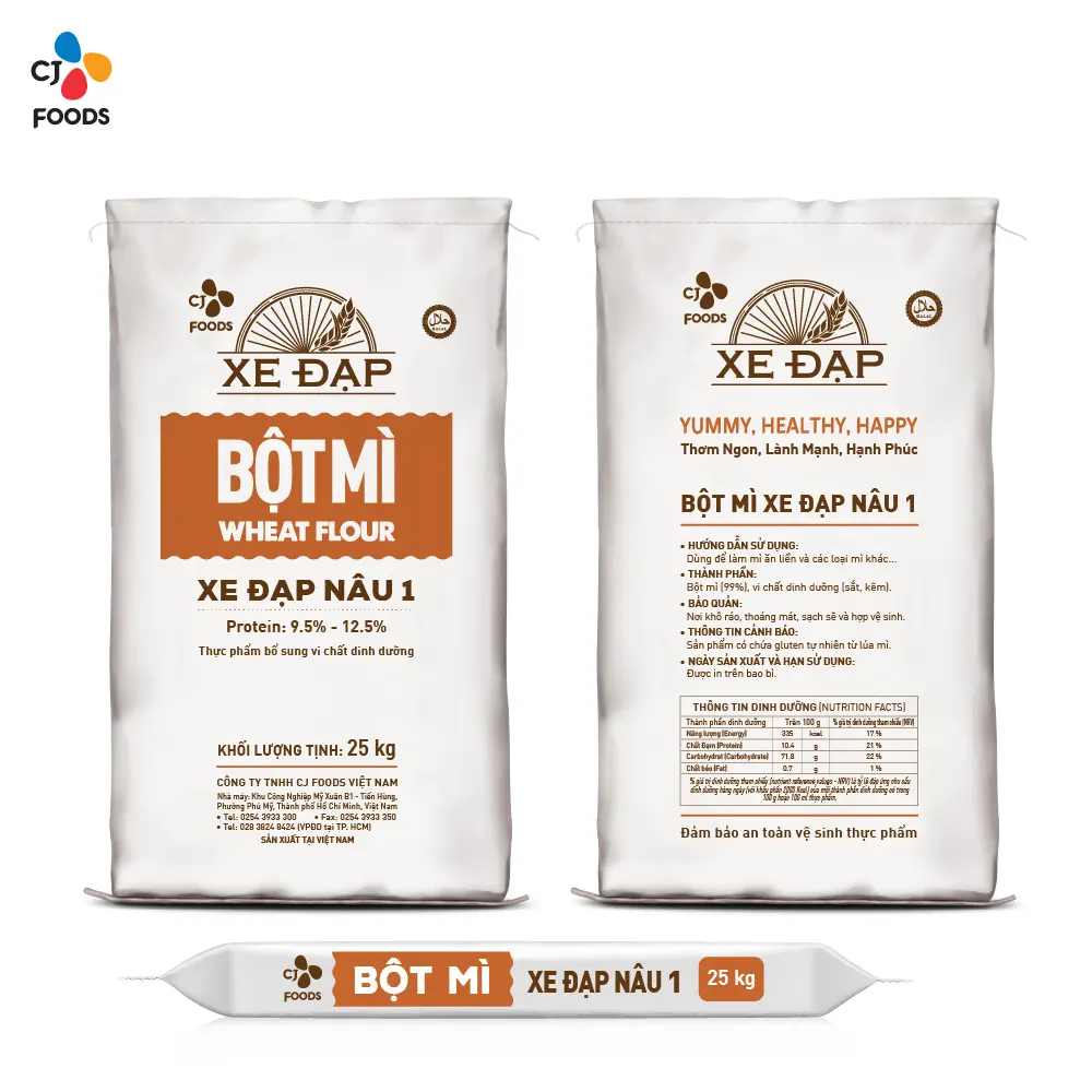 Bột Mì Xe Đạp Nâu 1 - 25kg