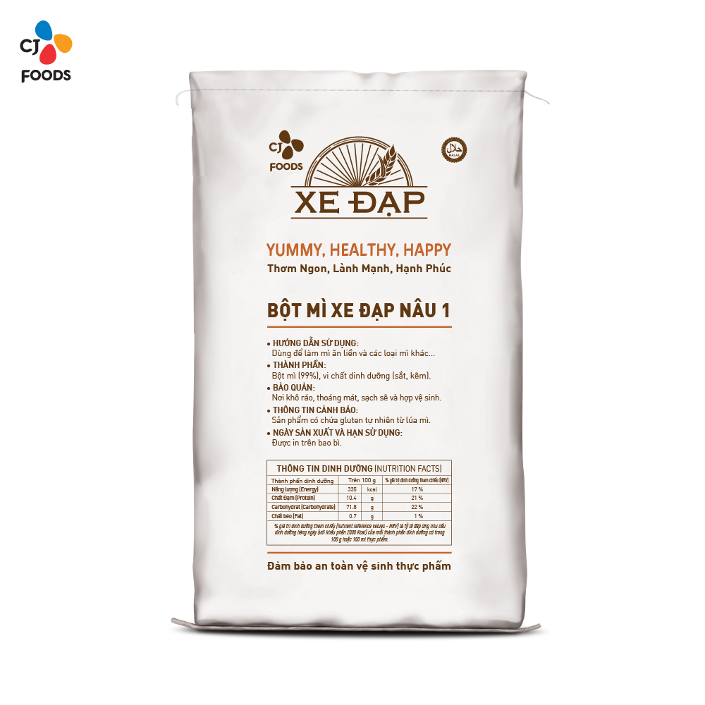 Bột Mì Xe Đạp Nâu 1 - 40kg