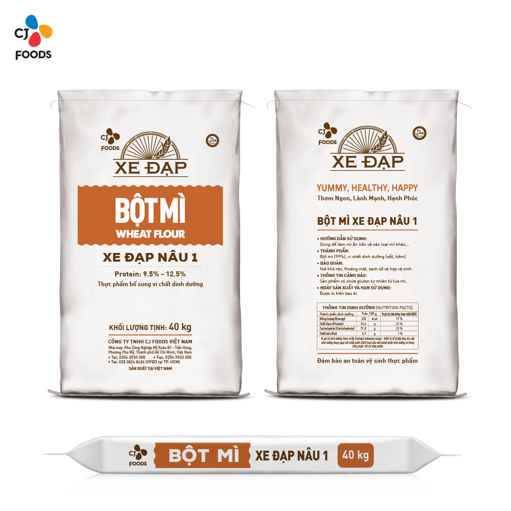Bột Mì Xe Đạp Nâu 1 - 40kg