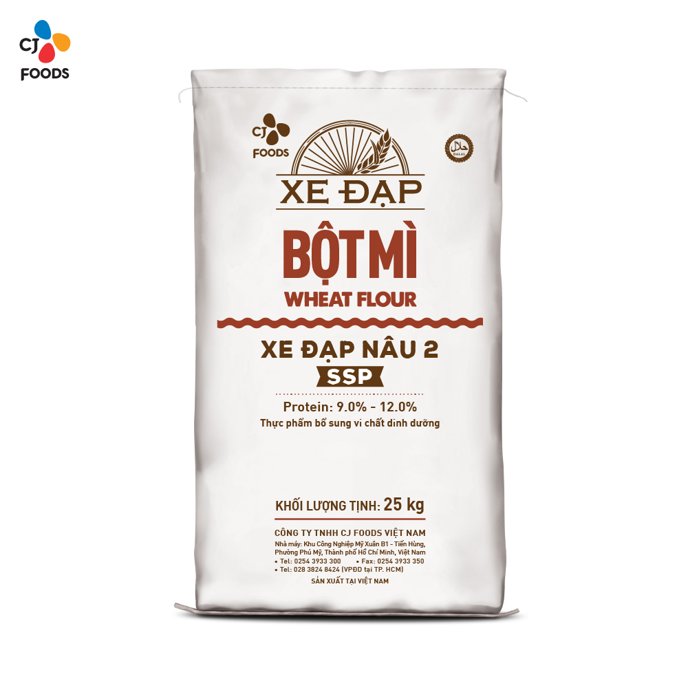 Bột Mì Xe Đạp Nâu 2 SSP - 25kg