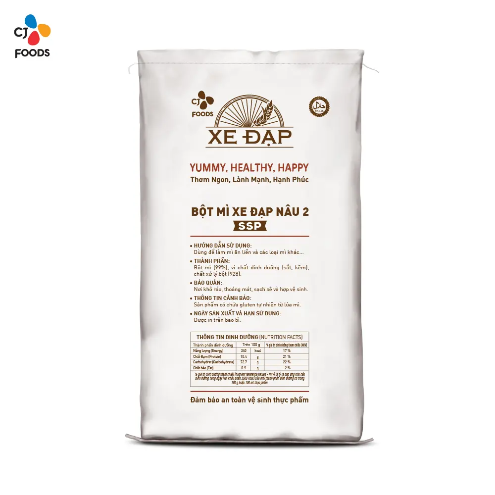 Bột Mì Xe Đạp Nâu 2 SSP - 25kg