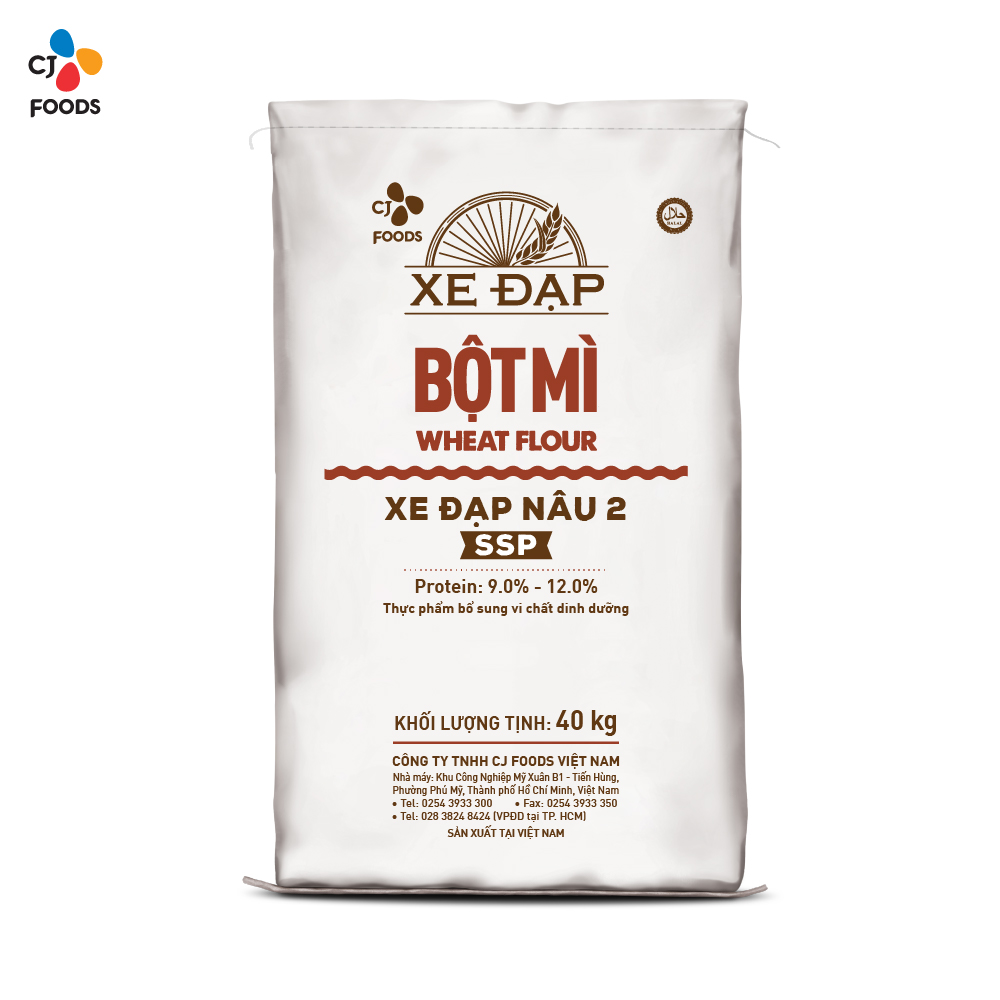 Bột Mì Xe Đạp Nâu 2 SSP - 40kg