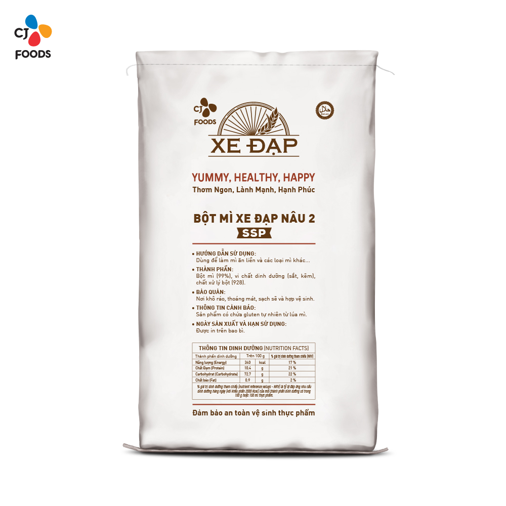 Bột Mì Xe Đạp Nâu 2 SSP - 40kg