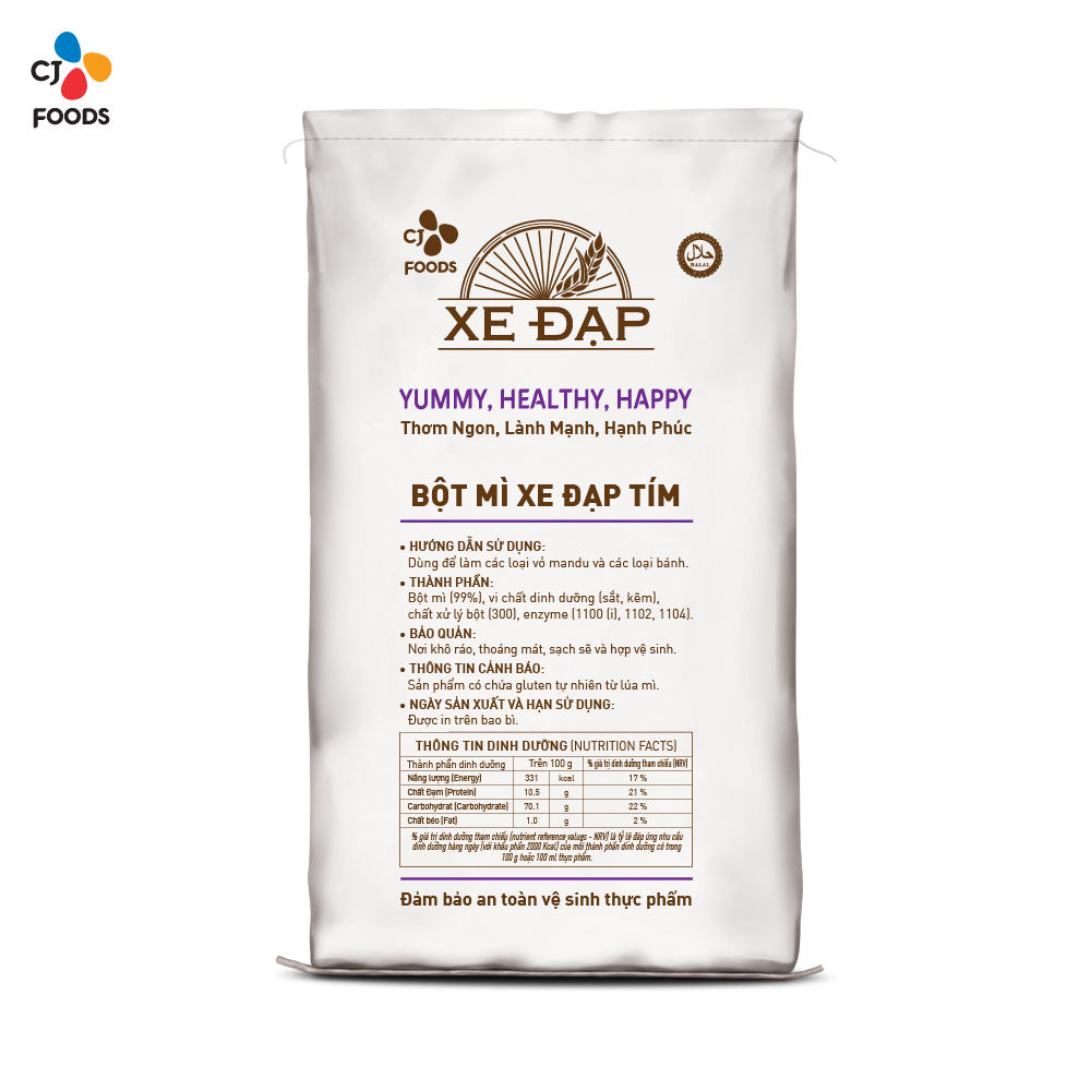 Bột Mì Xe Đạp Tím - 25kg