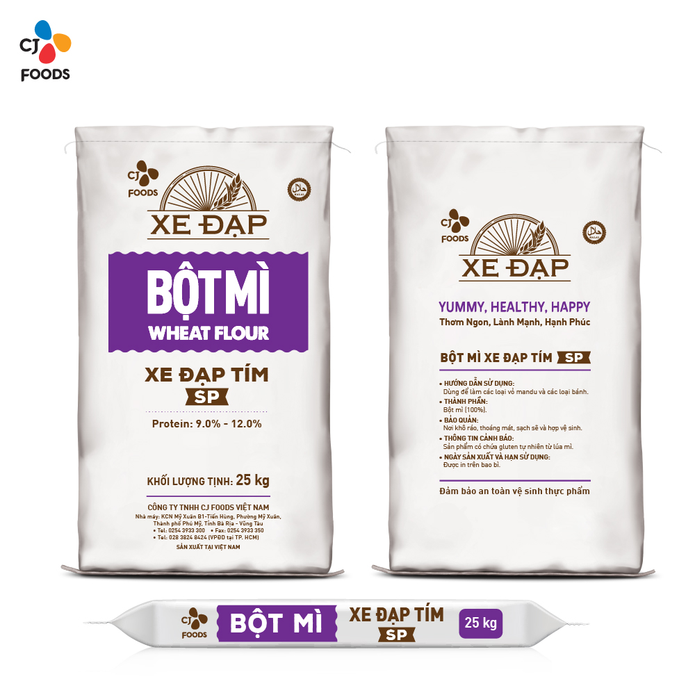 Bột Mì Xe Đạp Tím SP - 40kg