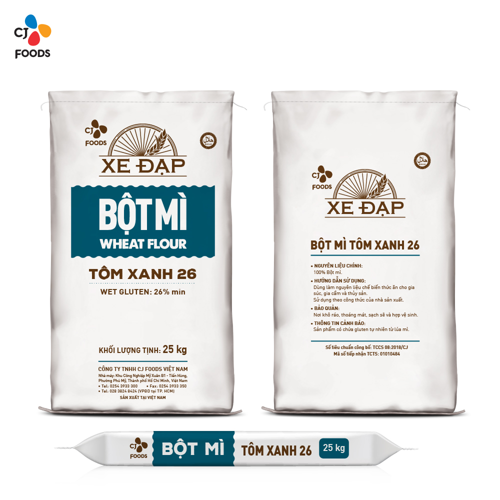 Bột Mì Tôm Xanh 26 - 25kg