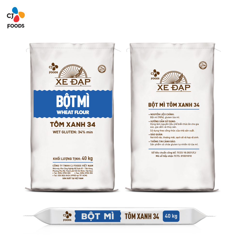 Bột Mì Tôm Xanh 34 - 40kg