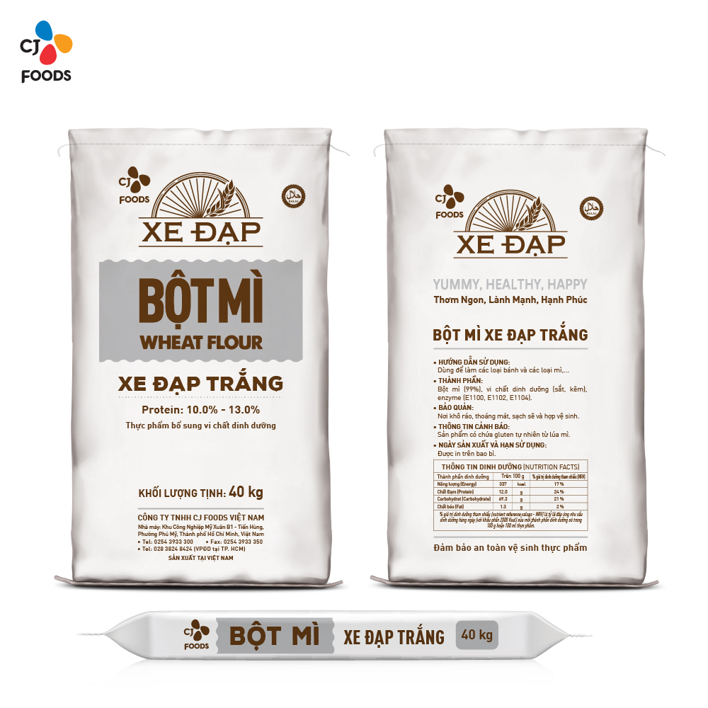 Bột Mì Xe Đạp Trắng - 40kg