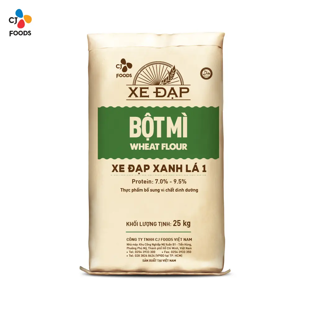 Bột Mì Xe Đạp Xanh Lá 1 - 25kg