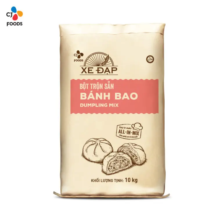 Bột Trộn Sẵn Bánh Bao CJ Xe Đạp – 10 kg