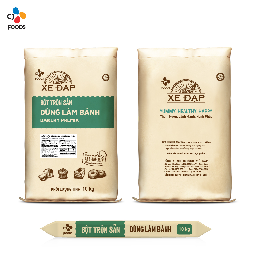 Ready-to-mix Korean Sesame Bread Mix - 10kg
