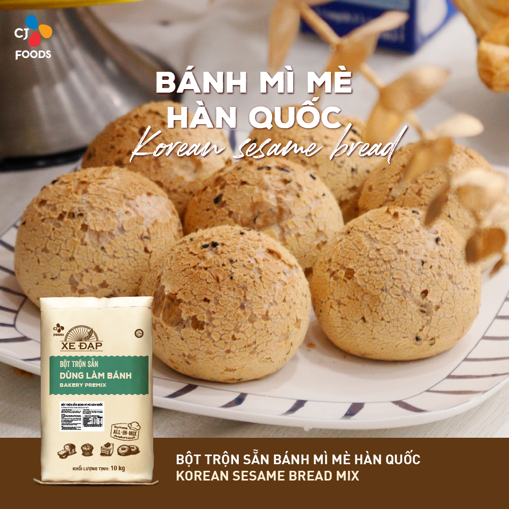 Ready-to-mix Korean Sesame Bread Mix - 10kg