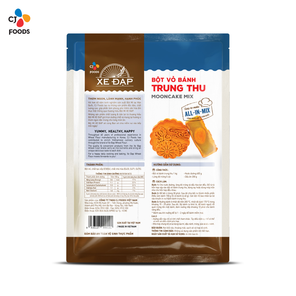 Bột vỏ Bánh Trung Thu CJ Xe Đạp