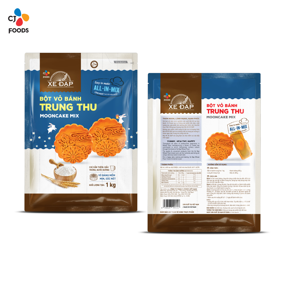 Bột vỏ Bánh Trung Thu CJ Xe Đạp
