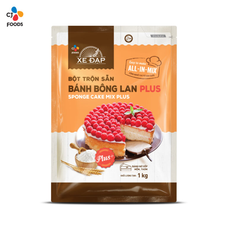플러스 자전거 생크림 케이크 믹스 – 1 kg