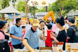 Flour bike participates in the bread festival