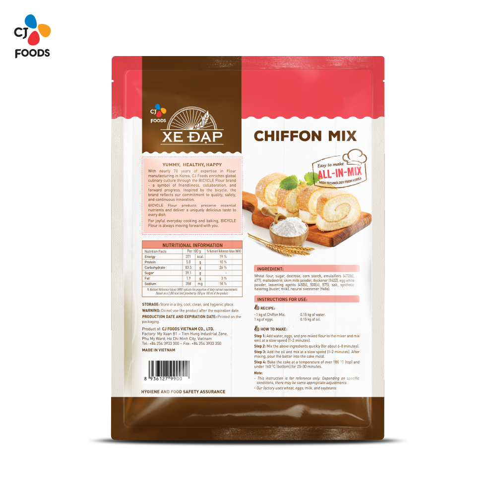 Ready-to-Mix Chiffon Cake Mix - 1 kg